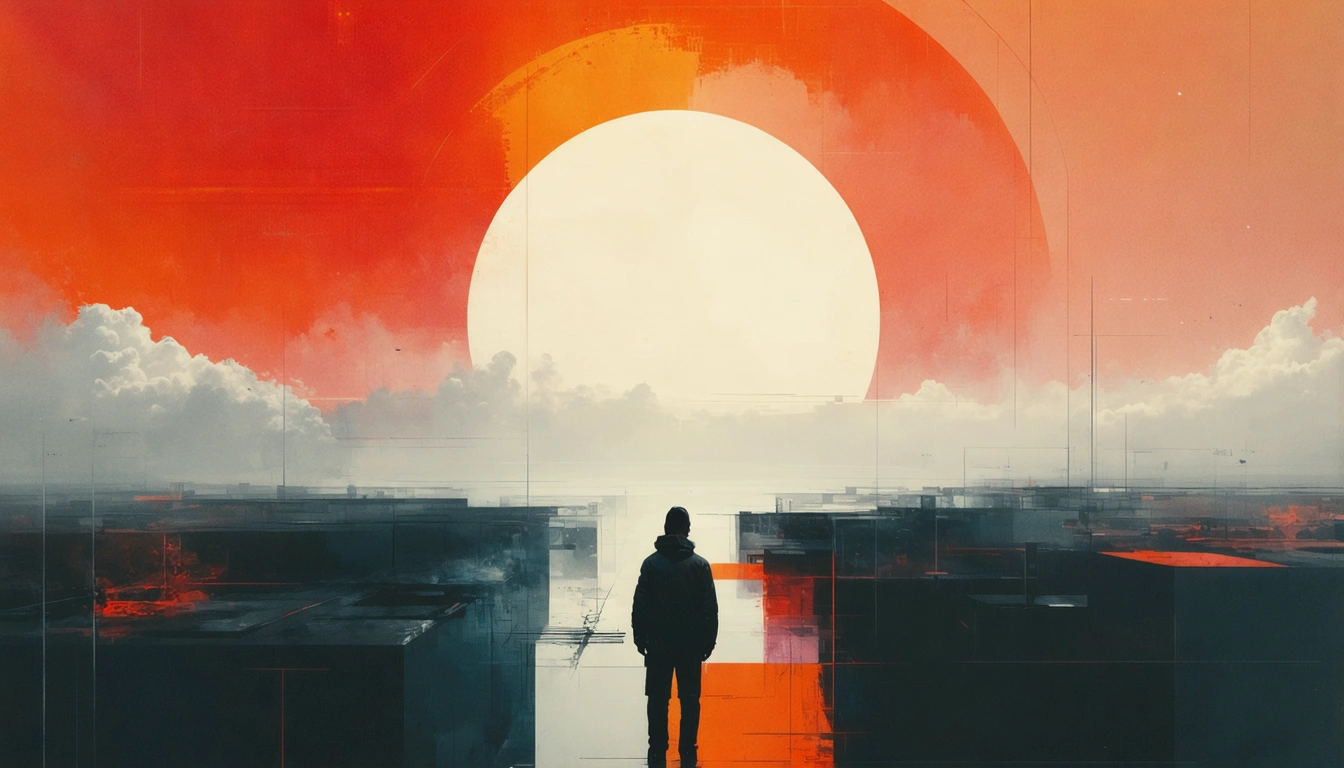 Candid street parade with brass musicians in golden-hour light